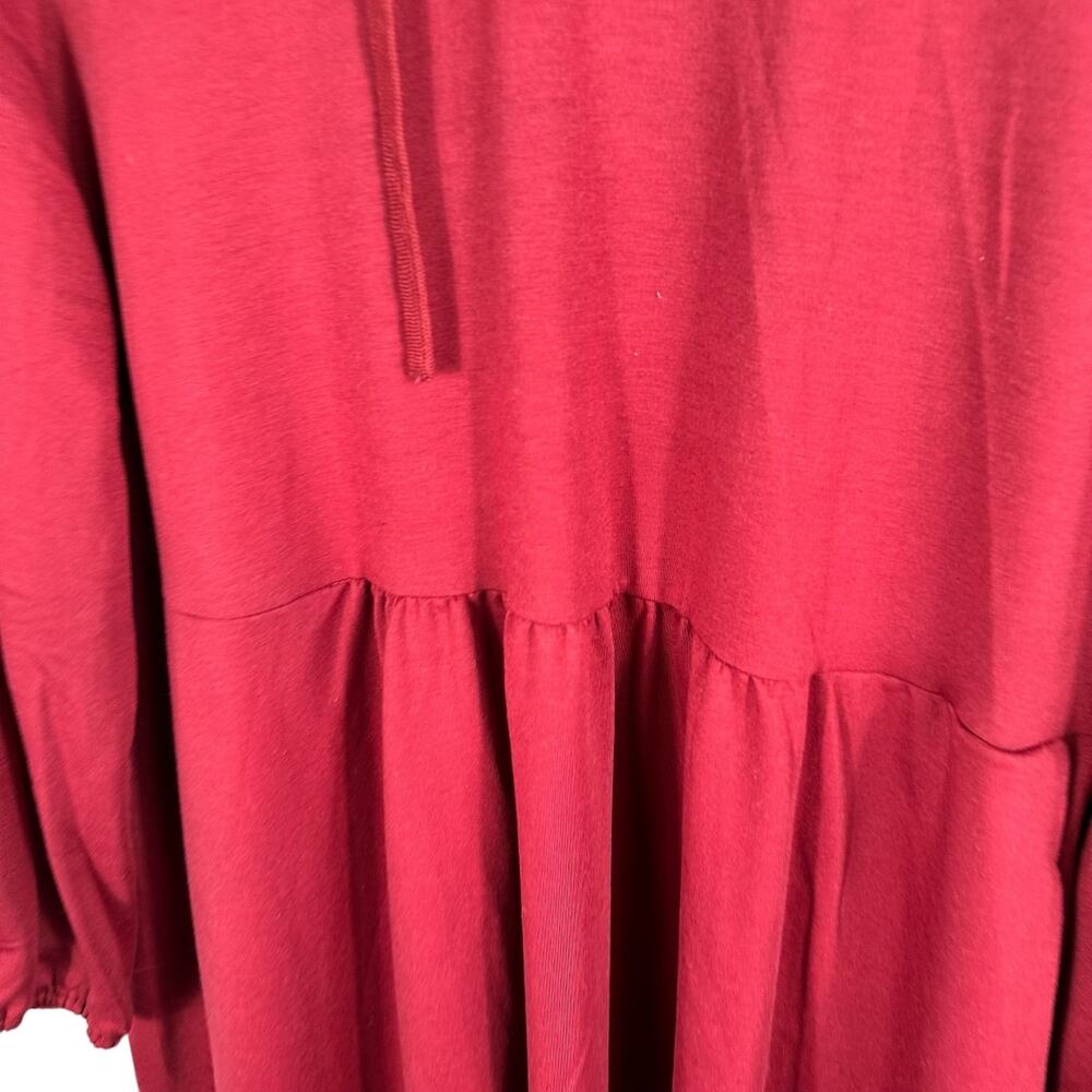 BloomChic Red Pullover Hoodie Dress Size 18–20 - Picture 5 of 5